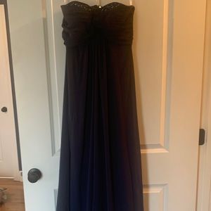 David’s Bridal Navy Gown
